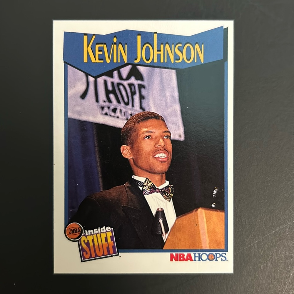 🏀3/$10. Bundle & Save. 1991 NBA Hoops. Kevin Johnson. Card # 302